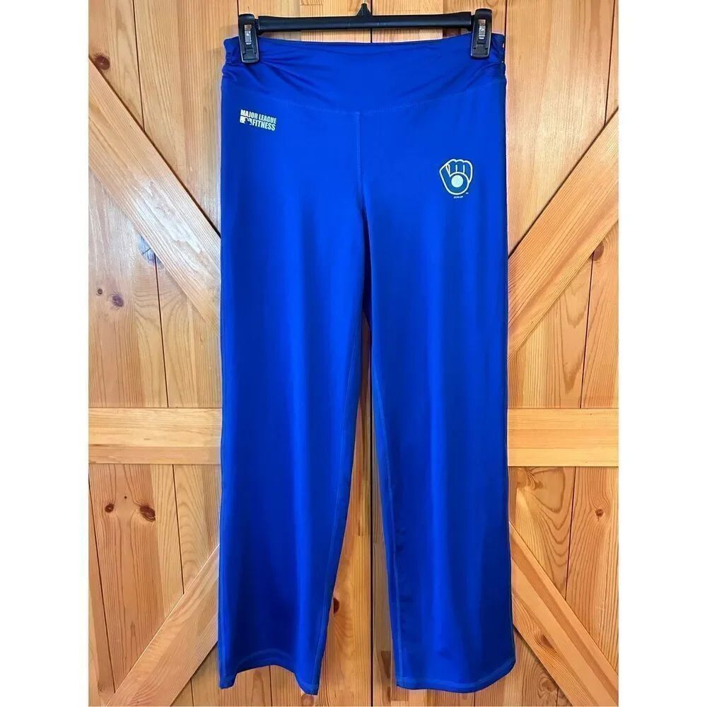 Major League Fitness Blue Milwaukee Brewers Women's Size M (4436)